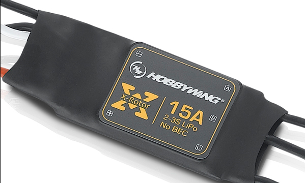 Regulador HobbyWing <b> X-Rotor 15 Amp. </b> 2-3S Version Multic